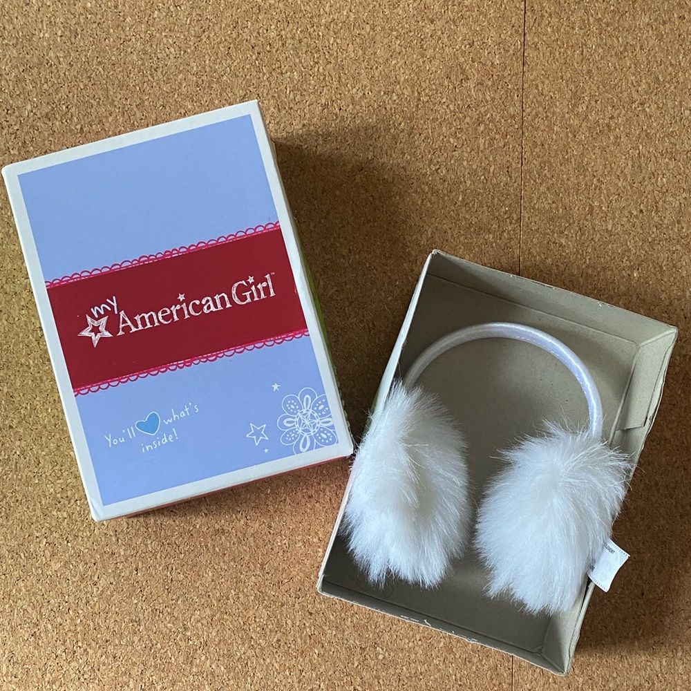 2012 American Girl Snowy Earmuffs for 18-Inch Dolls Winter Accessory